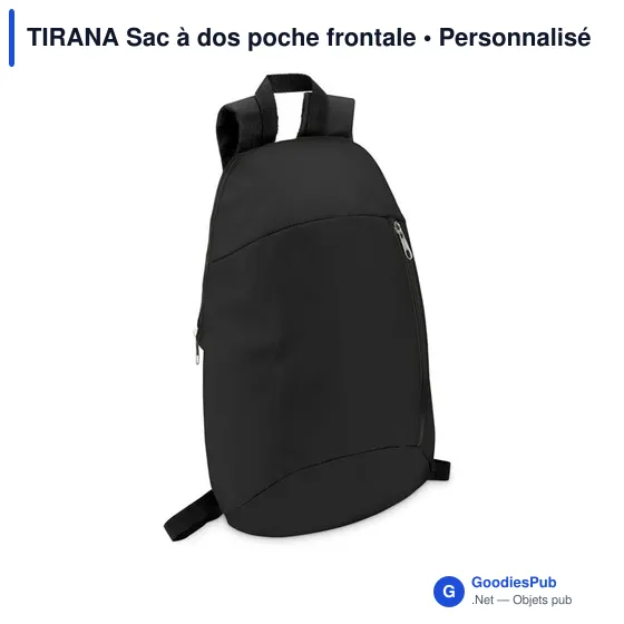 TIRANA Sac à dos poche frontale - Image 11