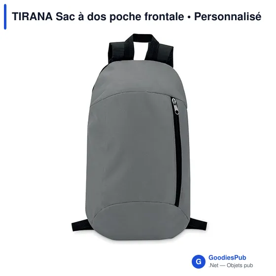 TIRANA Sac à dos poche frontale - Image 12