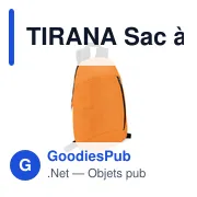 TIRANA Sac à dos poche frontale - Miniature 4