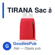 TIRANA Sac à dos poche frontale - Miniature 5