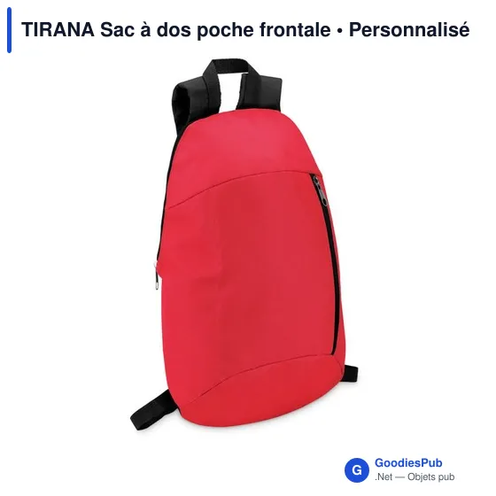 TIRANA Sac à dos poche frontale - Image 6
