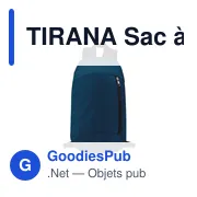 TIRANA Sac à dos poche frontale - Miniature 7