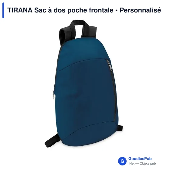 TIRANA Sac à dos poche frontale - Image 8
