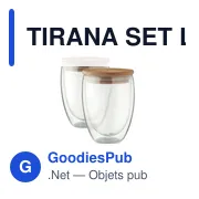 TIRANA SET Lot de 2 verres 350 ml - Miniature 3