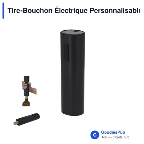 Tire-Bouchon Électrique Personnalisable Breya avec Logo