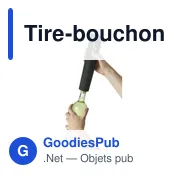 Tire-bouchon électrique personnalisable Fiza avec logo - Miniature 3