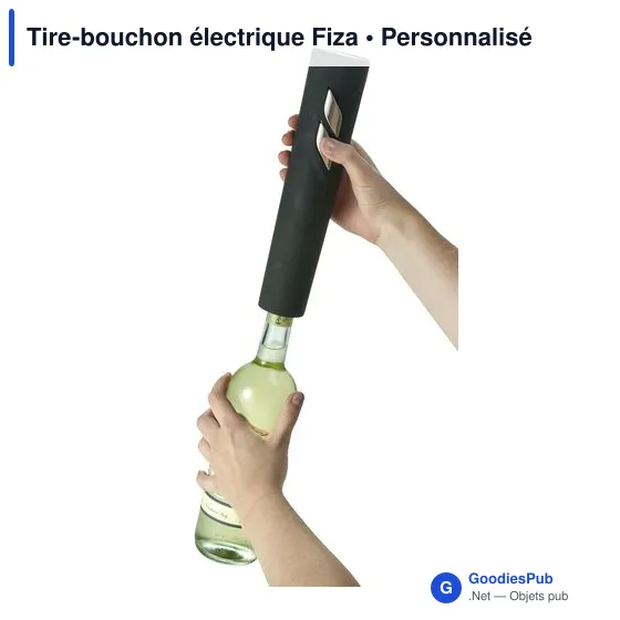 Tire-bouchon électrique personnalisable Fiza avec logo - Image 3