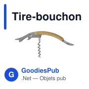 Tire-bouchon en bambou personnalisable avec logo - Lenny - Miniature 4