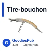 Tire-bouchon en bambou personnalisable avec logo - Lenny - Miniature 5