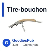 Tire-bouchon en bambou personnalisable avec logo - Lenny - Miniature 6