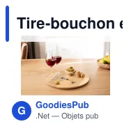 Tire-bouchon en bambou personnalisable avec logo - Lenny - Miniature 9