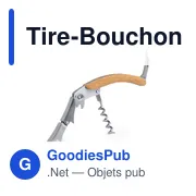 Tire-Bouchon Ouvre Bouteille Glaber - Miniature 2