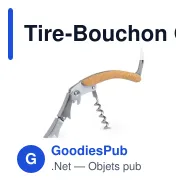 Tire-Bouchon Ouvre Bouteille Glaber - Miniature 3