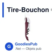 Tire-Bouchon Ouvre Bouteille Kiblack - Miniature 1