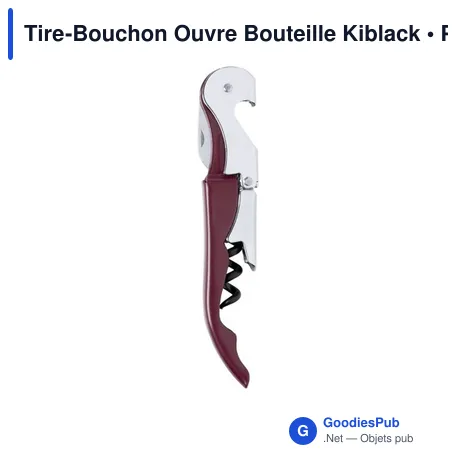 Tire-Bouchon Ouvre Bouteille Kiblack