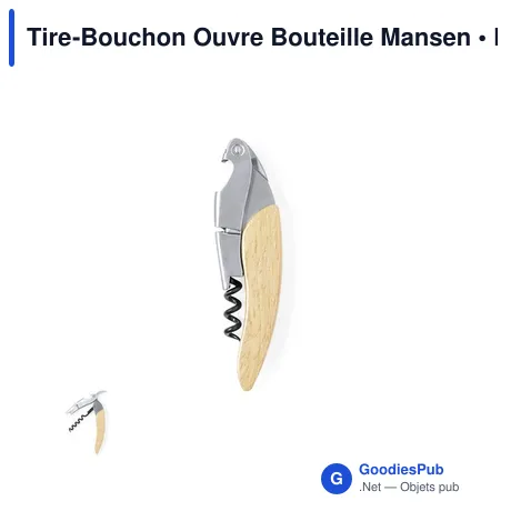 Tire-Bouchon Ouvre Bouteille Mansen