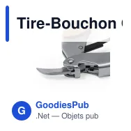 Tire-Bouchon Ouvre Bouteille Mansen - Miniature 6
