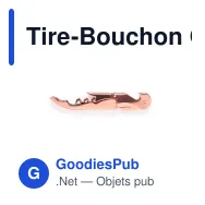 Tire-Bouchon Ouvre Bouteille Noshy - Miniature 3