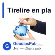 Tirelire en plastique PS recyclé Vivi - Miniature 23