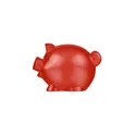 Variante rouge - Tirelire en plastique PS recyclé Vivi