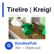 Tirelire | Kreighton - Miniature 8