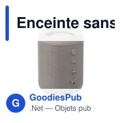 Enceinte sans fil personnalisable TOA avec logo - Miniature 1