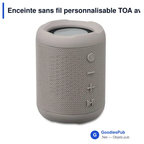 Enceinte sans fil personnalisable TOA avec logo