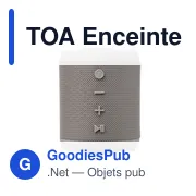 Enceinte sans fil personnalisable TOA avec logo - Miniature 2