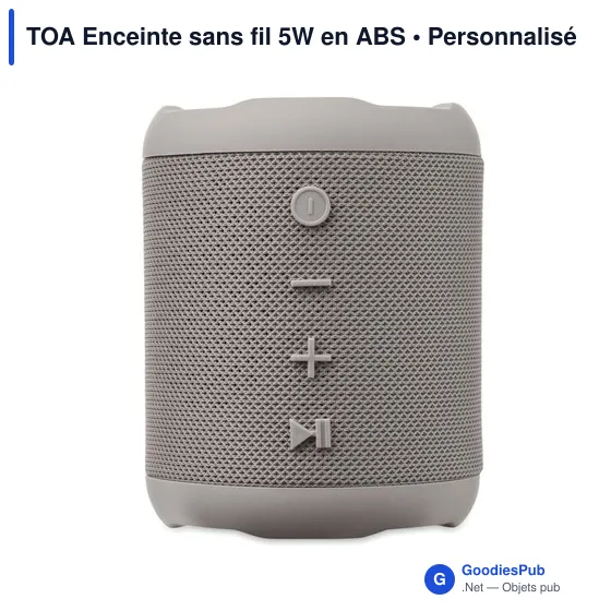 Enceinte sans fil personnalisable TOA avec logo - Image 2