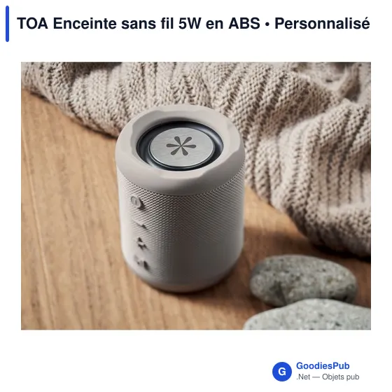 Enceinte sans fil personnalisable TOA avec logo - Image 3