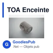 Enceinte sans fil personnalisable TOA avec logo - Miniature 5