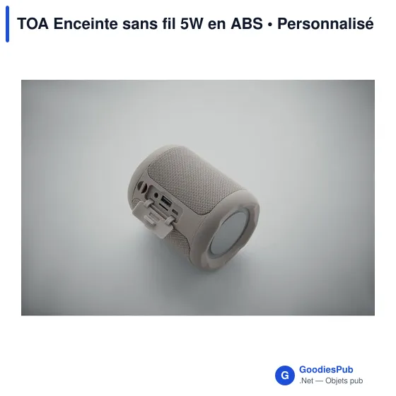 Enceinte sans fil personnalisable TOA avec logo - Image 5
