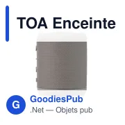 Enceinte sans fil personnalisable TOA avec logo - Miniature 8