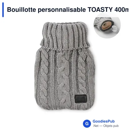 Bouillotte personnalisable TOASTY 400ml avec logo
