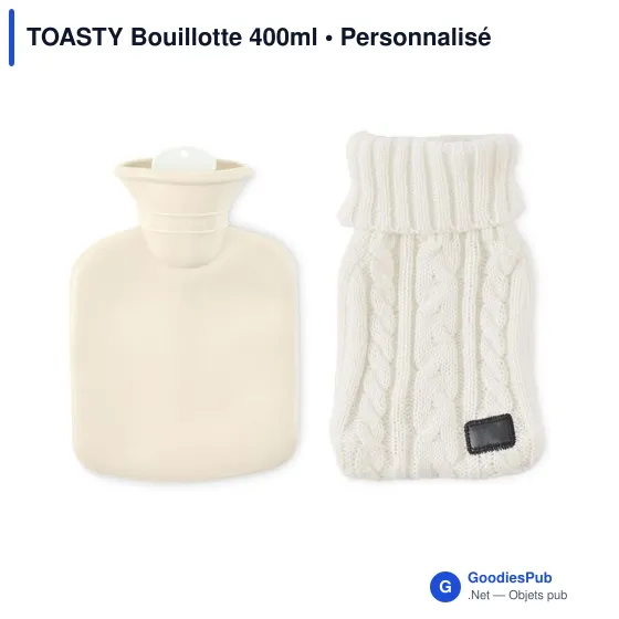 Bouillotte personnalisable TOASTY 400ml avec logo - Image 11