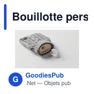 Bouillotte personnalisable TOASTY 400ml avec logo - Miniature 4
