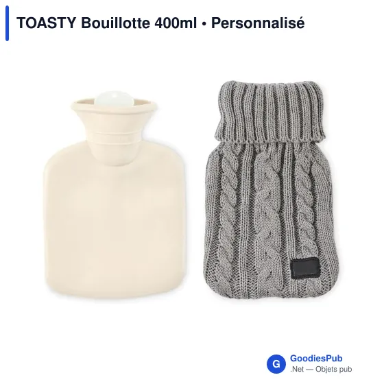 Bouillotte personnalisable TOASTY 400ml avec logo - Image 5