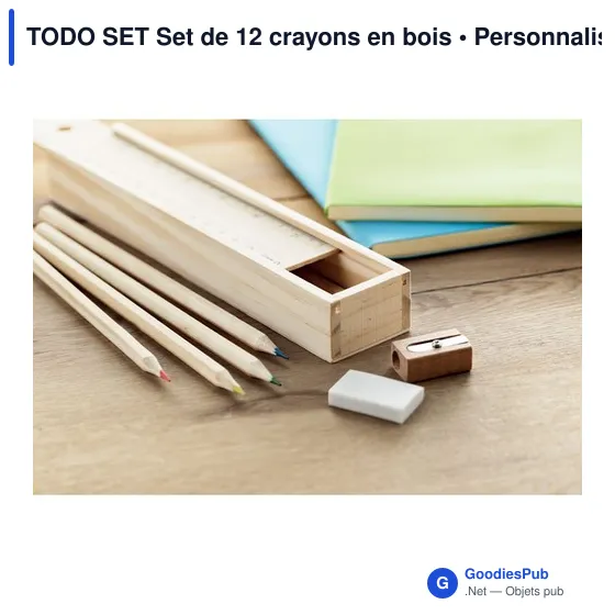 TODO SET Set de 12 crayons en bois - Image 4