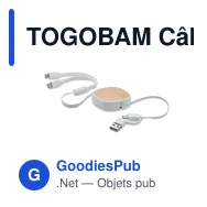 TOGOBAM Câble de charge USB rétractable - Miniature 1