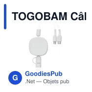 TOGOBAM Câble de charge USB rétractable - Miniature 2