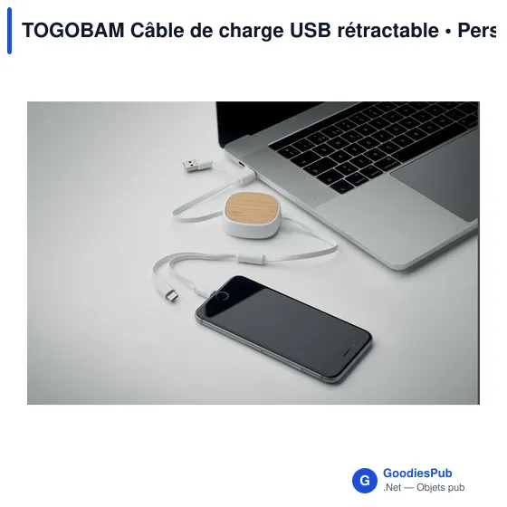 TOGOBAM Câble de charge USB rétractable - Image 4