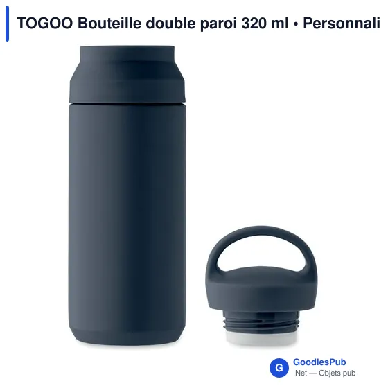Gourde isotherme personnalisable en acier inoxydable recyclé avec logo - Image 9