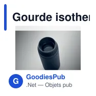 Gourde isotherme personnalisable en acier inoxydable recyclé avec logo - Miniature 10