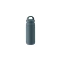 Variante bleu pétrole - Gourde isotherme personnalisable en acier inoxydable recyclé avec logo