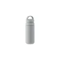 Variante gris - Gourde isotherme personnalisable en acier inoxydable recyclé avec logo