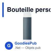 Bouteille personnalisable TOIEN ONE 650 ml avec logo - Miniature 1