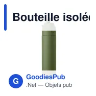 Bouteille isolée personnalisable TOIEN TWO 500 ml avec logo - Miniature 2