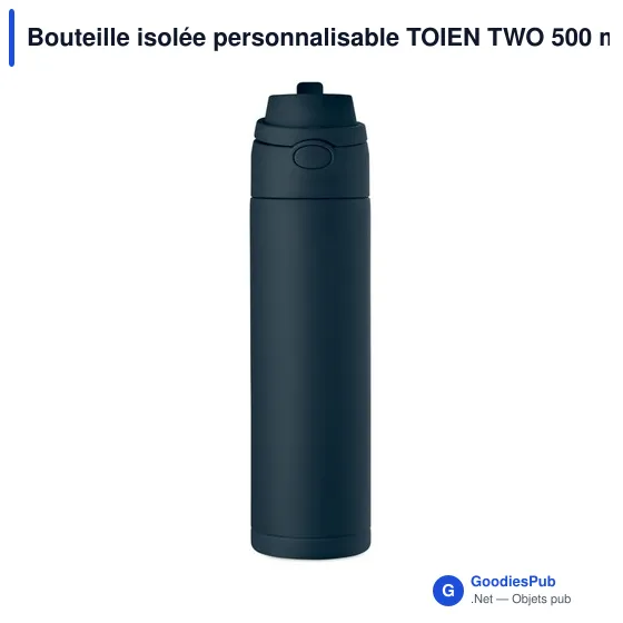 Bouteille isolée personnalisable TOIEN TWO 500 ml avec logo - Image 12