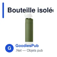 Bouteille isolée personnalisable TOIEN TWO 500 ml avec logo - Miniature 3