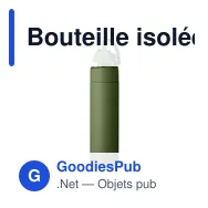 Bouteille isolée personnalisable TOIEN TWO 500 ml avec logo - Miniature 4